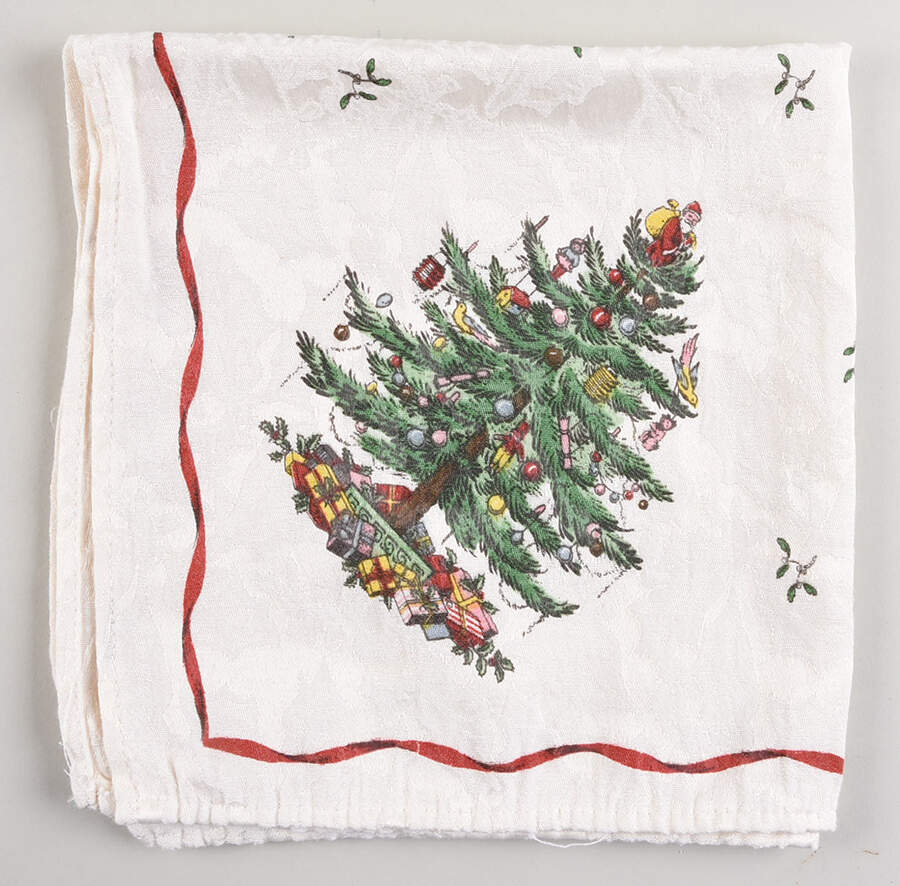 Christmas Tree Cloth Napkin by Spode-1