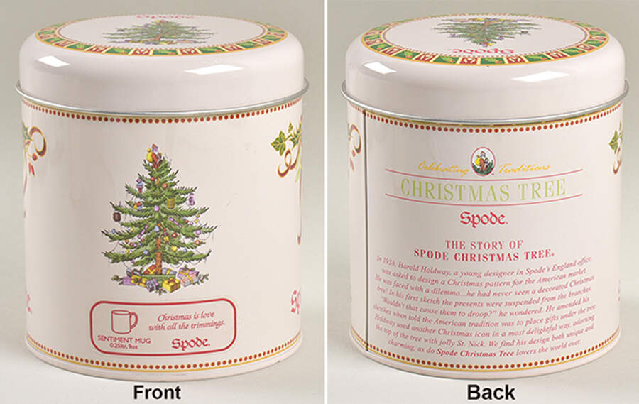 Christmas Tree Tin & Lid for Sentiment Mug by Spode-1
