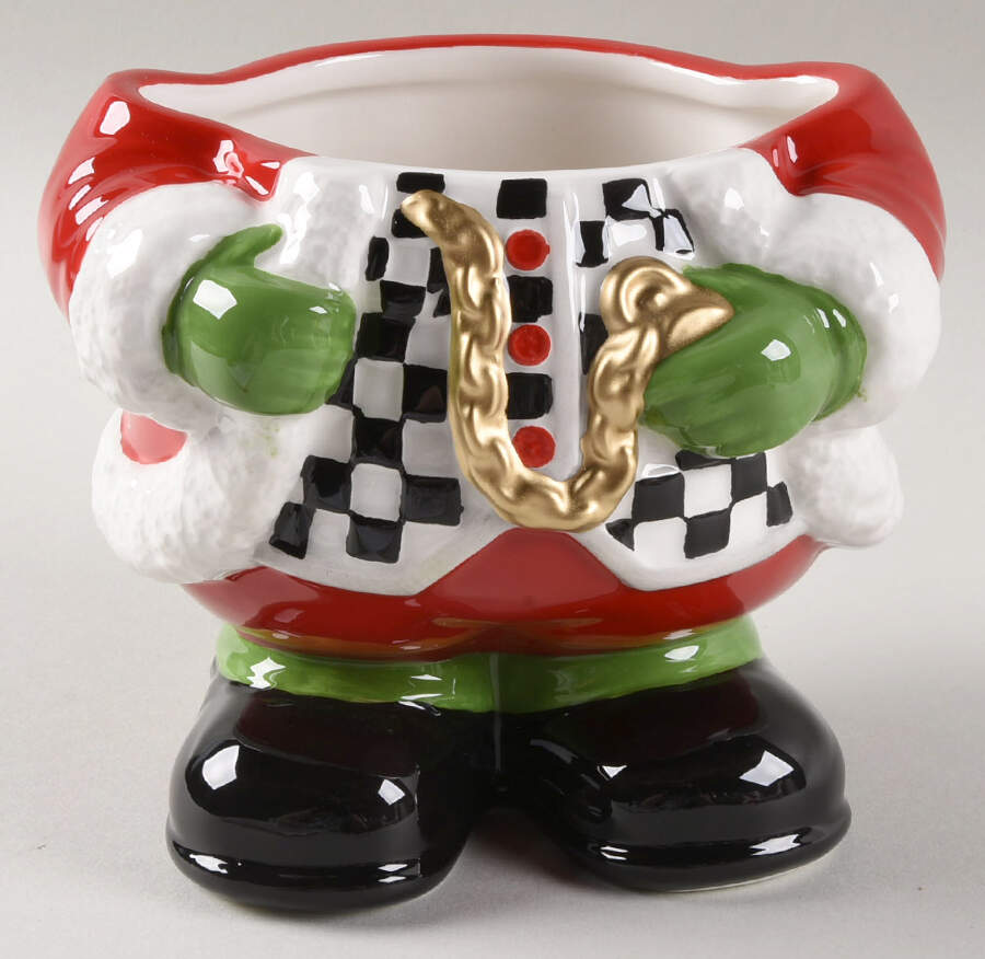 Christmas Tree Candy Jar No Lid by Spode-1