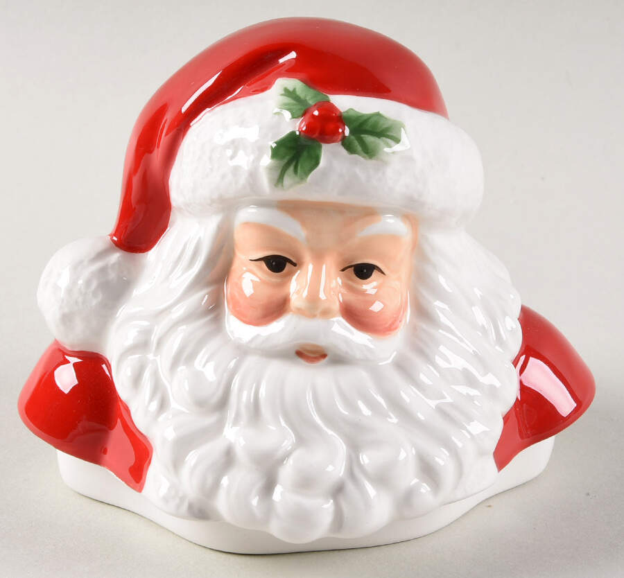 Christmas Tree Lid for Candy Jar by Spode-1