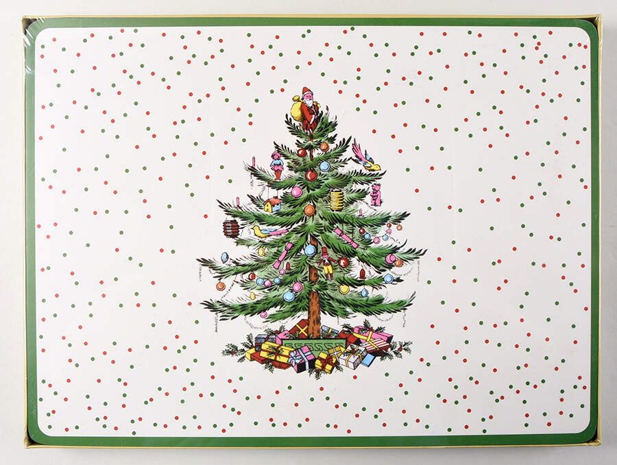 Christmas Tree Corkboard Placemat - Set of 4 by Spode-1