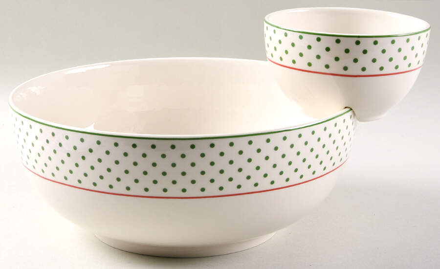 Christmas Tree 2 Piece Chip/Dip Set by Spode-1