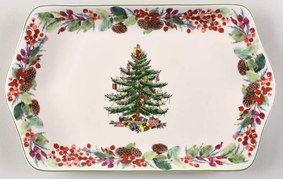 Christmas Tree 2023 Annual Dessert Tray by Spode-1