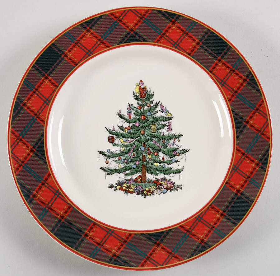 Christmas Tree Accent Dinner Plate by Spode-1
