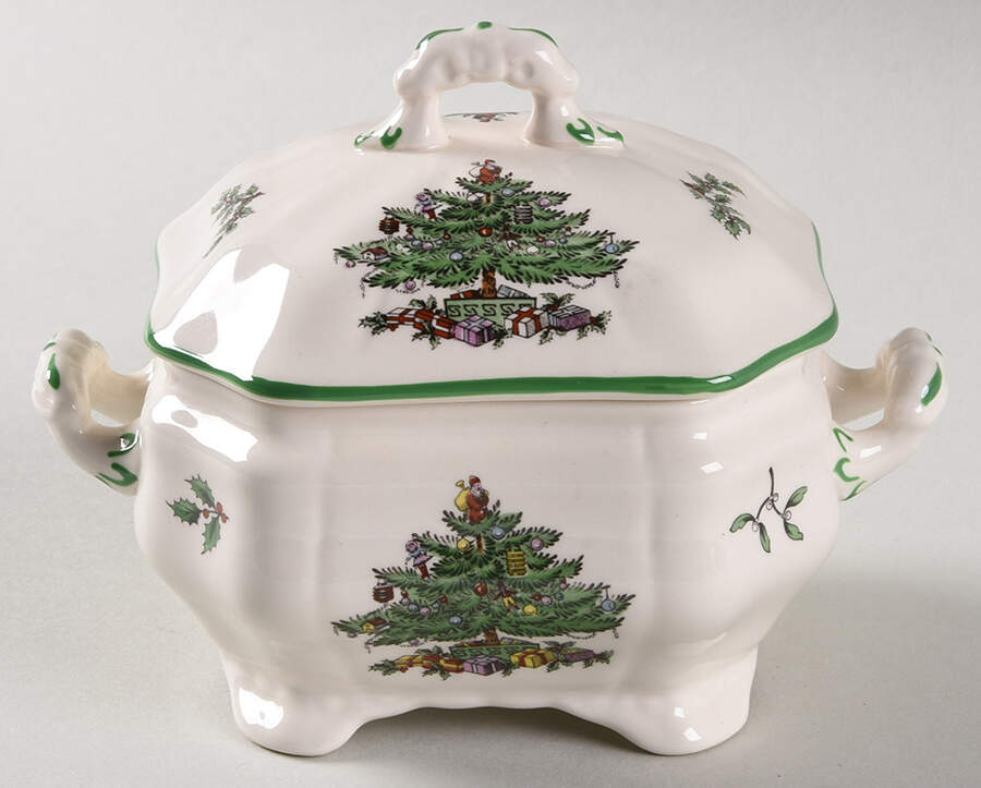 Christmas Tree Mini Tureen & Lid by Spode-1