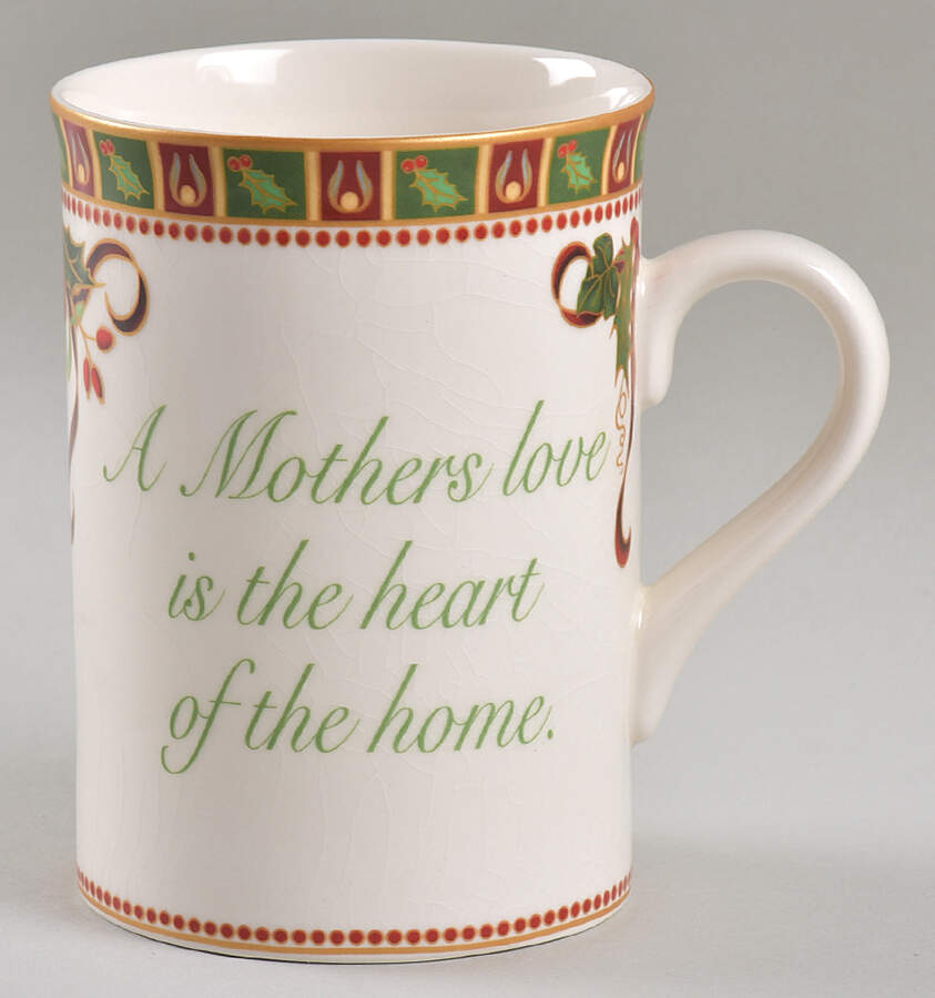 Christmas Tree Sentiment Mug by Spode-1