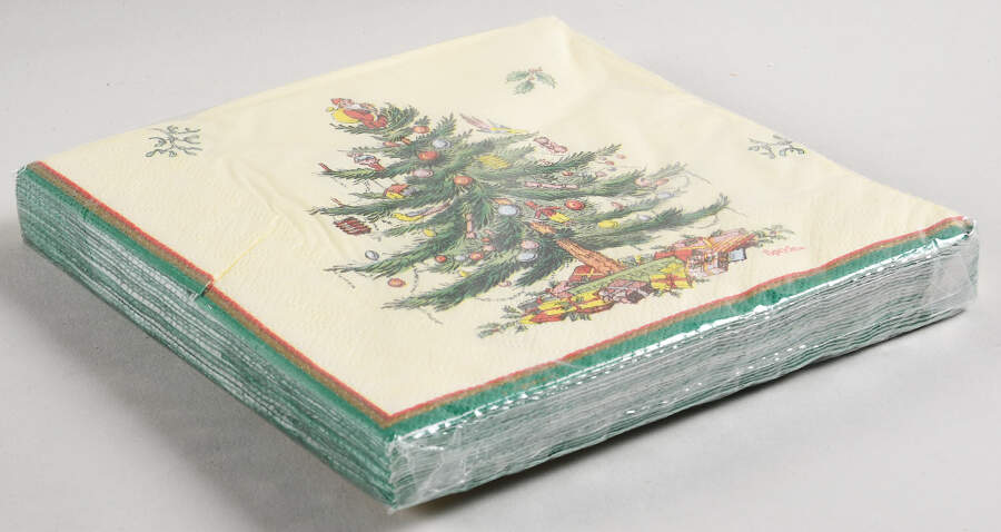 Christmas Tree Package of Paper Luncheon Napkins by Spode-1