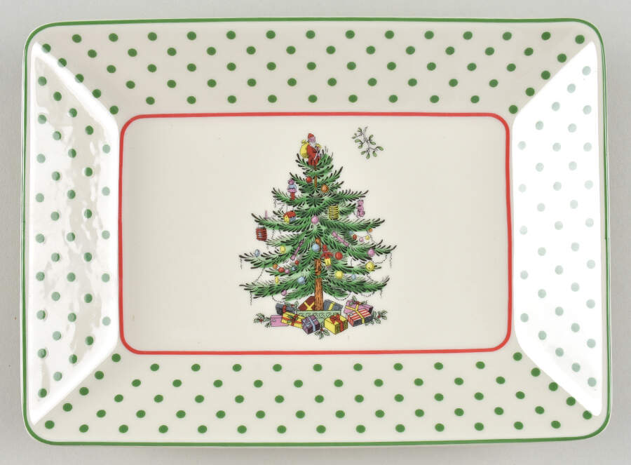 Christmas Tree 7" Nesting Tray by Spode-1