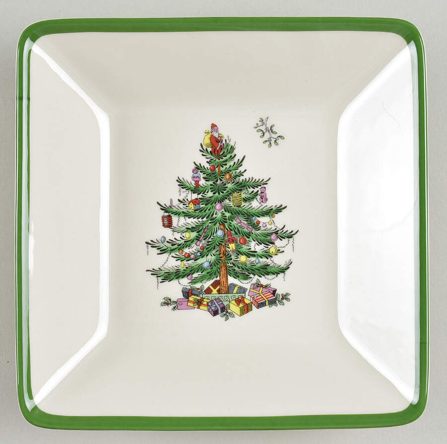 Christmas Tree 5" Nesting Tray by Spode-1