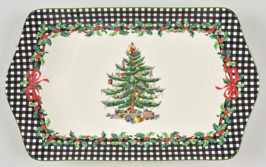 Christmas Tree 2024 Annual Dessert Tray by Spode-1