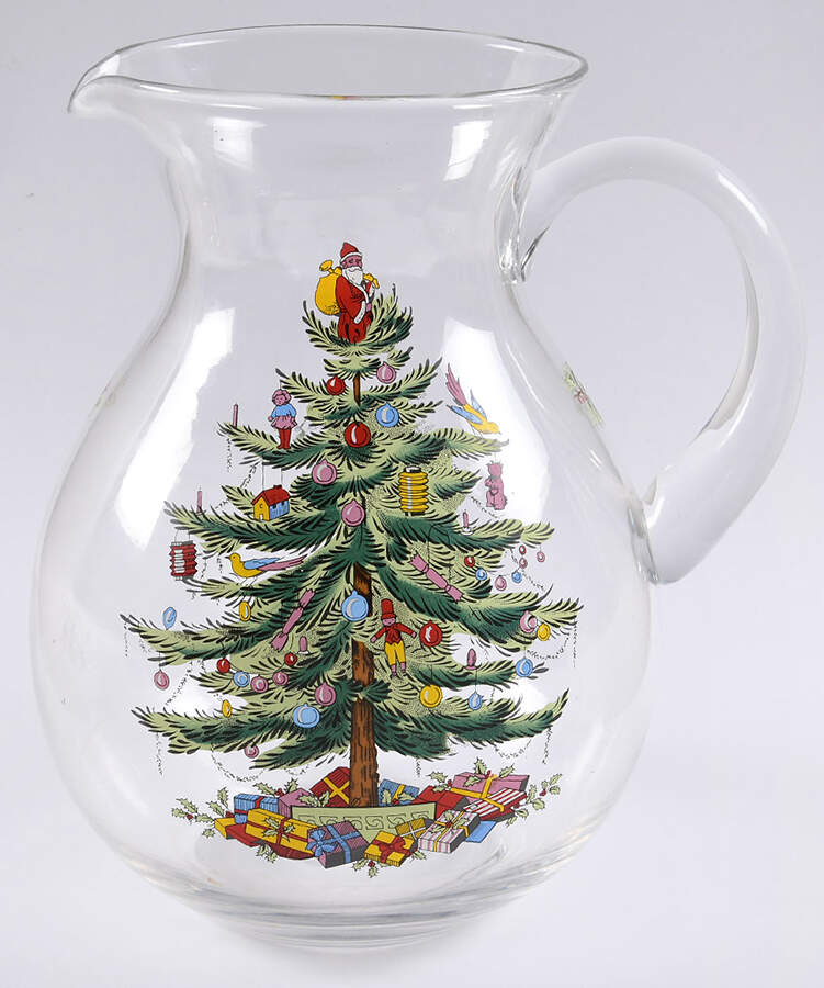 Christmas Tree Glassware-Pitcher by Spode-1