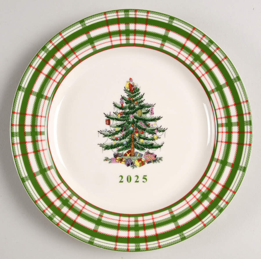 Christmas Tree 2025 Annual Collector Plate by Spode-1