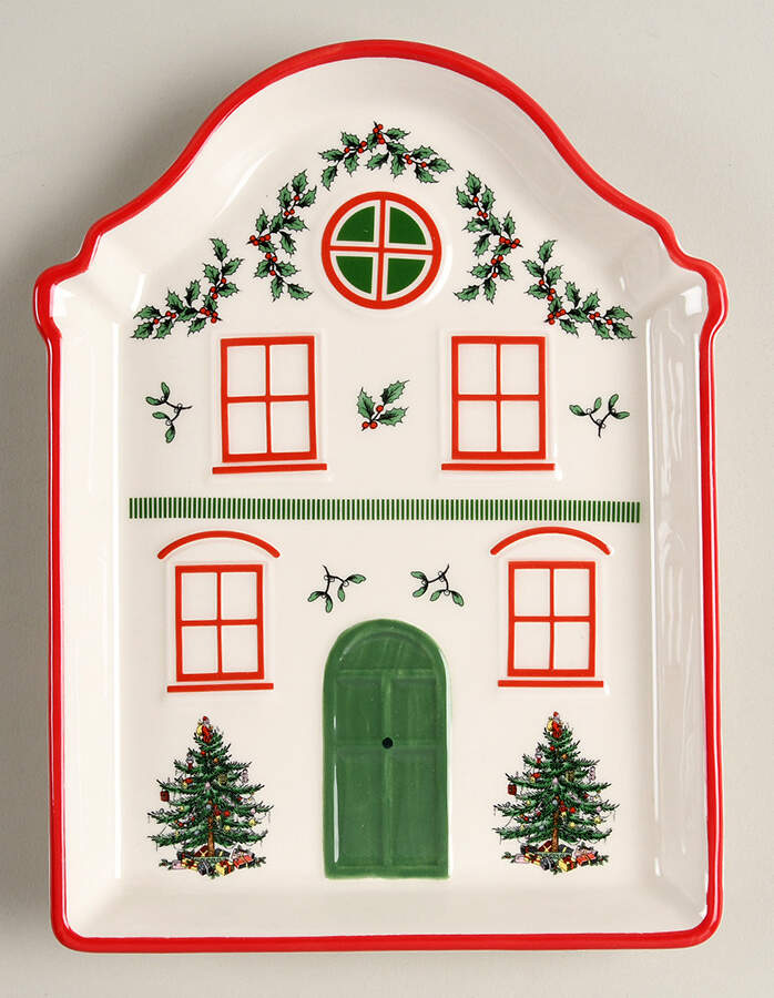 Christmas Tree Figural Tidbit by Spode-1
