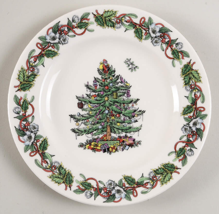 Christmas Tree Salad Plate by Spode-1