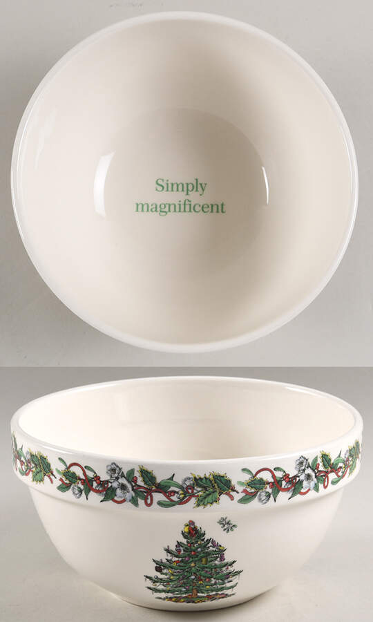 Christmas Tree 7" Stacking Bowl by Spode-1