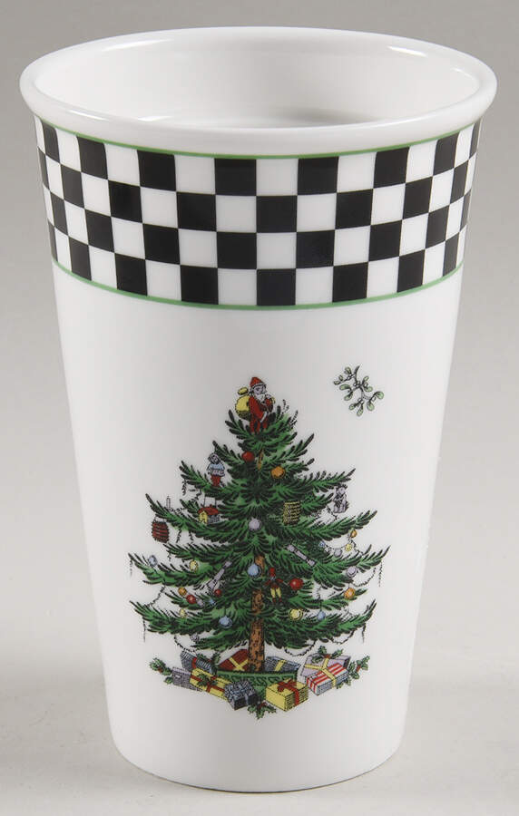Christmas Tree Travel Mug No Plastic Lid by Spode-1
