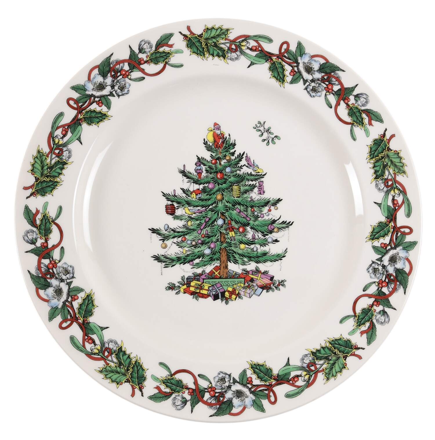 Christmas Tree 12" Chop Plate (Round Platter) by Spode-1
