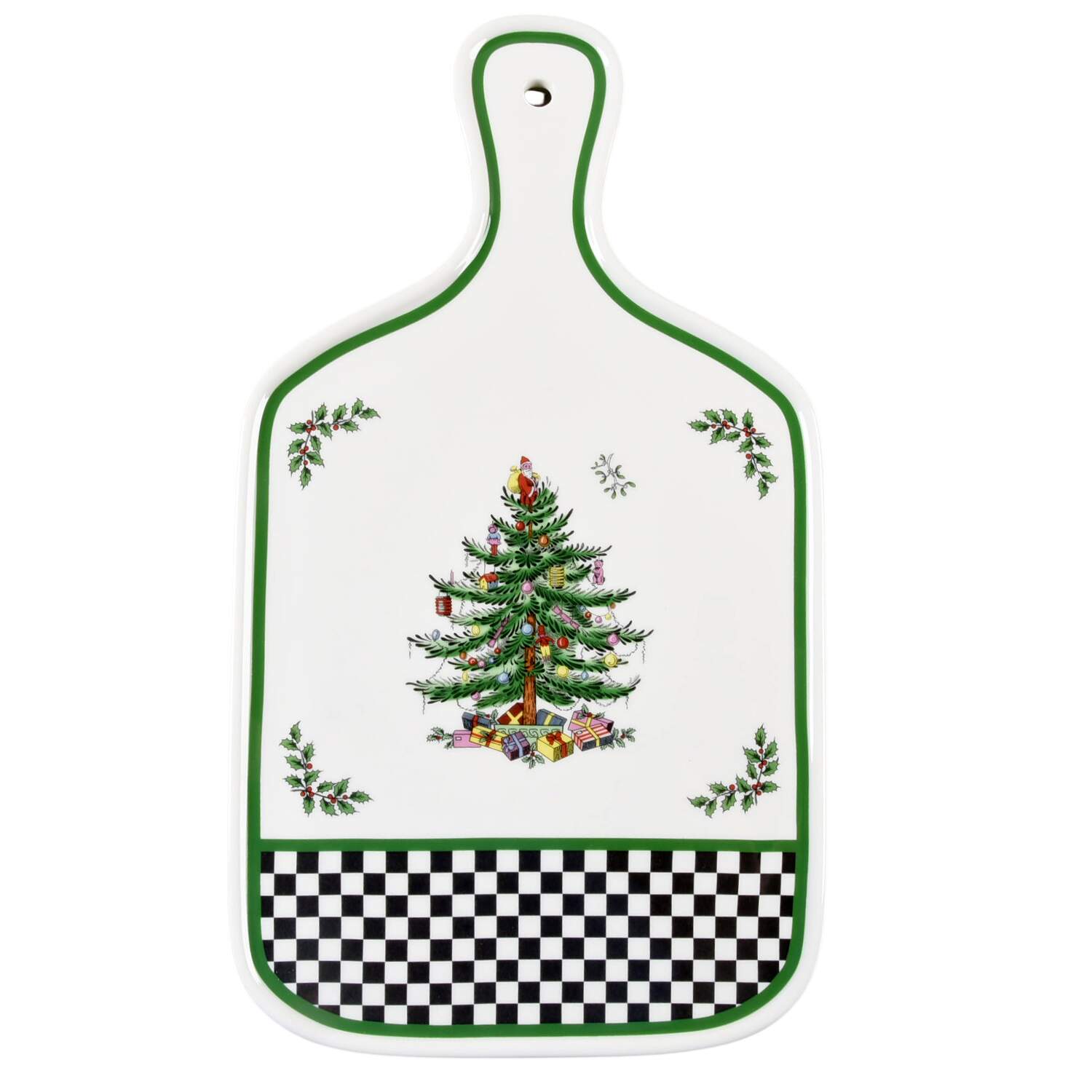 Christmas Tree Handled Serving Board by Spode-1