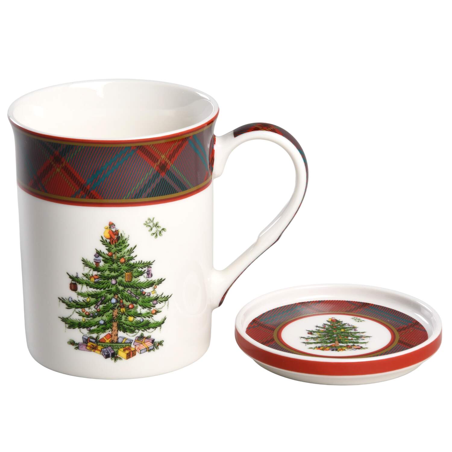 Christmas Tree Mug & Coaster Set by Spode-1
