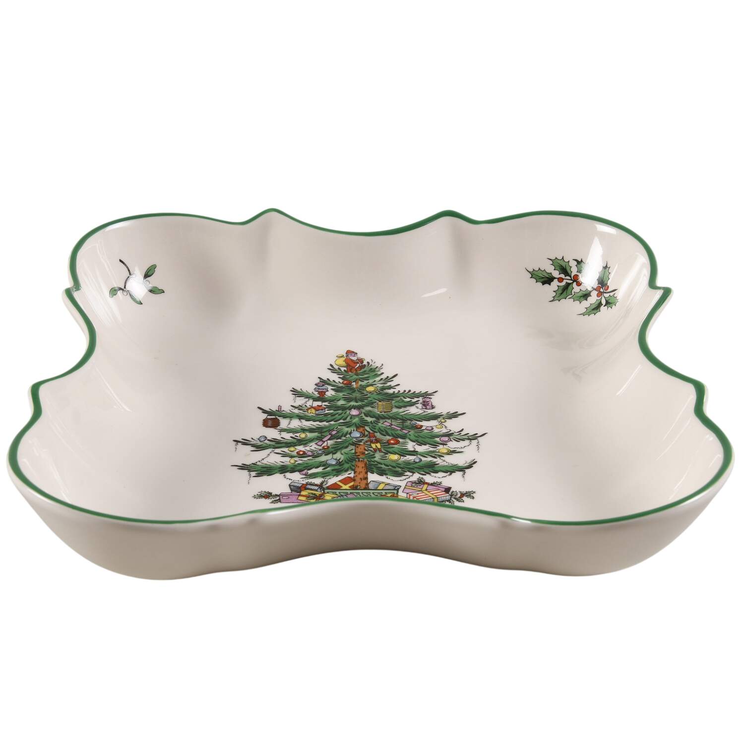 Christmas Tree 8" Devonida Dish by Spode-1