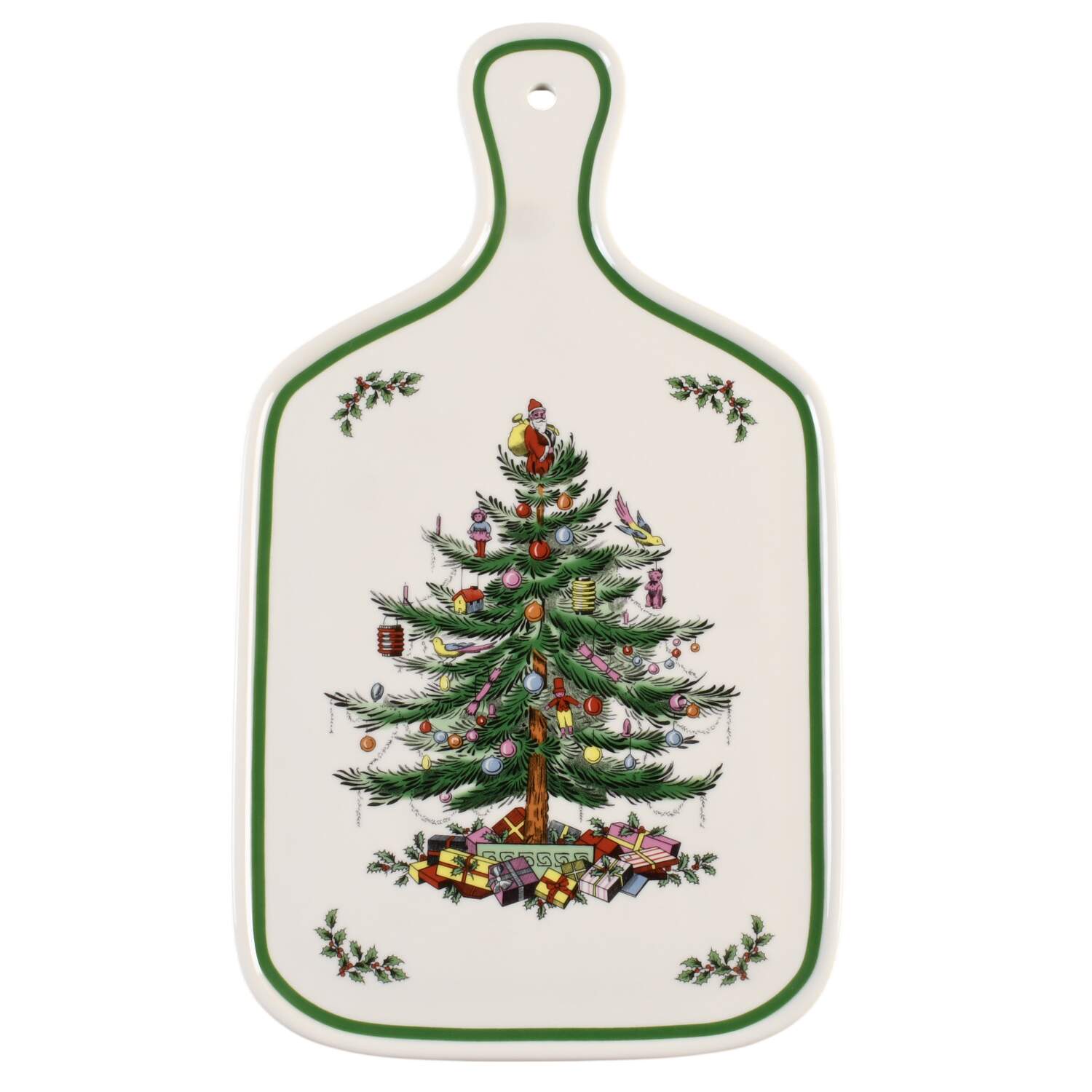 Christmas Tree Handled Serving Board by Spode-1