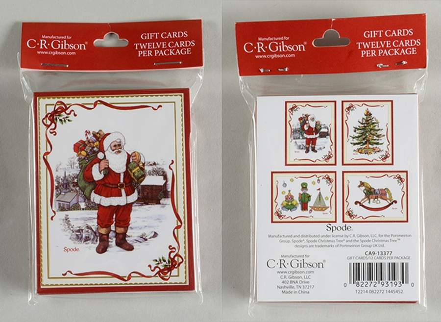 Christmas Tree (Pack of 12) Paper Gift Card by Spode-1