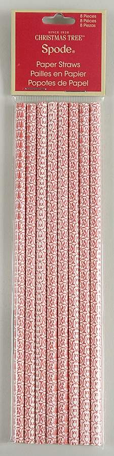 Christmas Tree (8 Pcs) Paper Straws by Spode-1