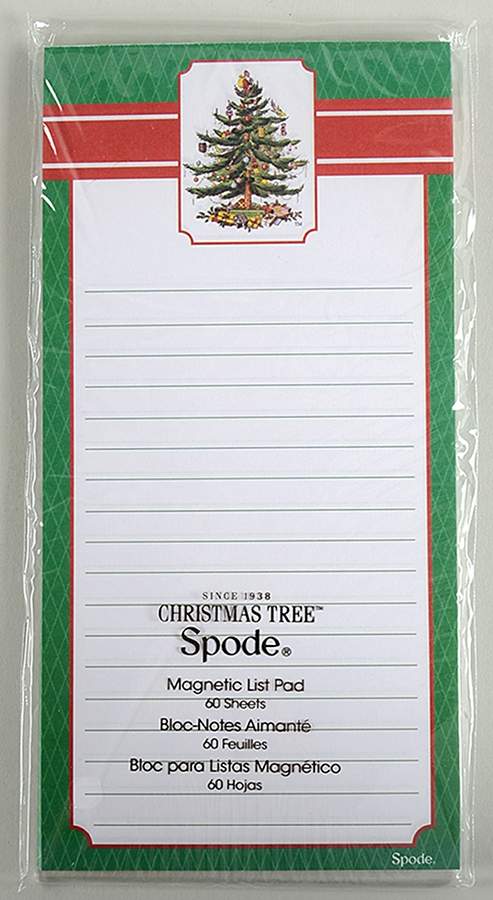 Christmas Tree Magnetic List Pad by Spode-1