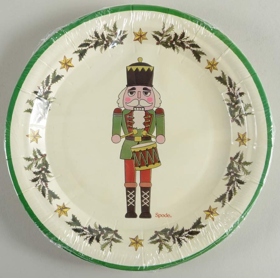 Christmas Tree (Pack of 8) Paper Luncheon/Dessert Plates by Spode-1