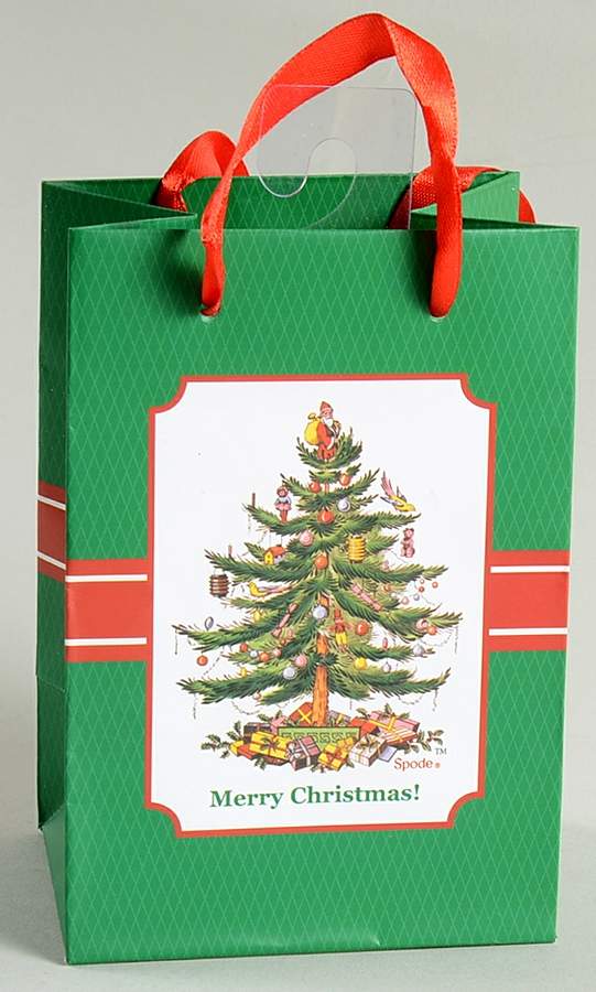 Christmas Tree Small Paper Gift Bag by Spode-1