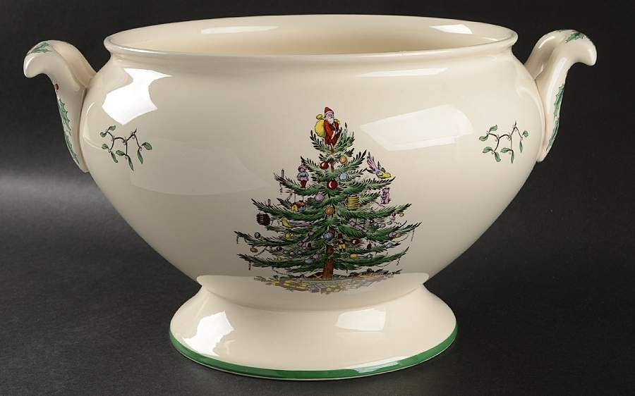 Christmas Tree Tureen No Lid by Spode-1