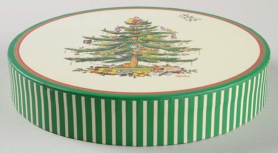 Christmas Tree Large Paper Nesting Box No Lid by Spode-1