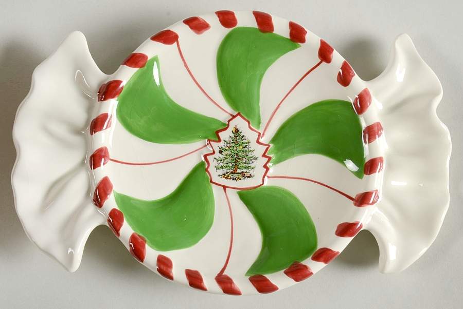 Christmas Tree Candy Tray by Spode-1