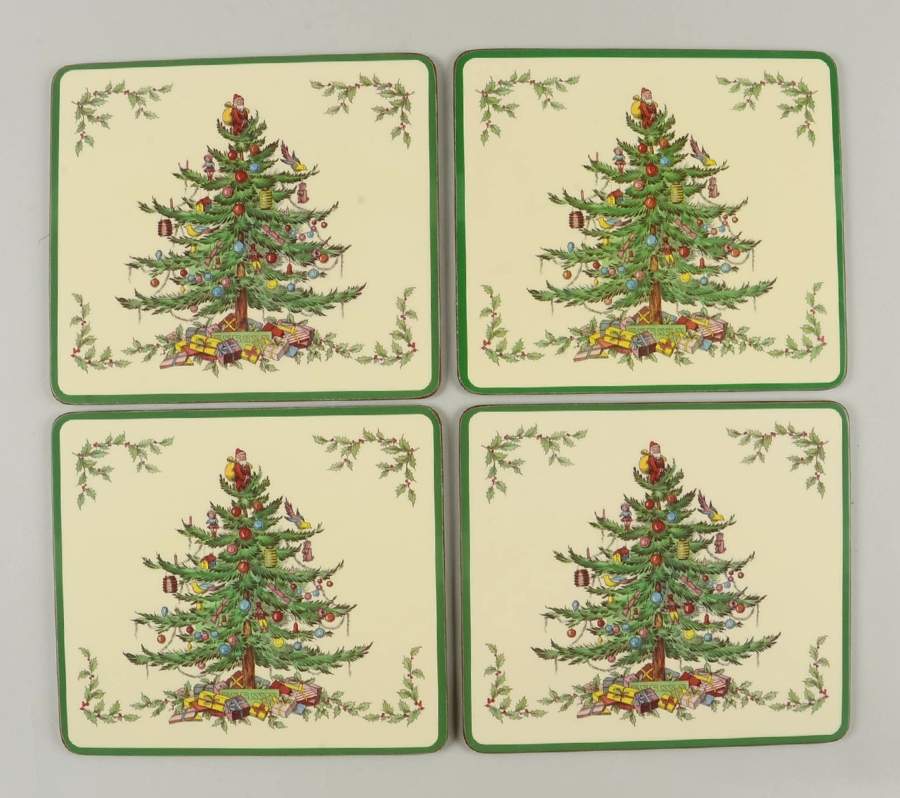 Christmas Tree Corkboard Placemat - Set of 4 by Spode-1