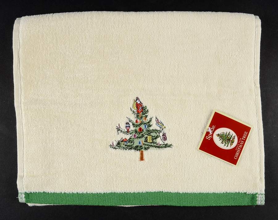 Christmas Tree Cloth Fingertip Towel by Spode-1