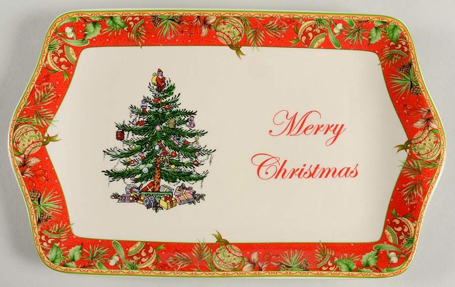 Christmas Tree 2015 Annual Dessert Tray by Spode-1