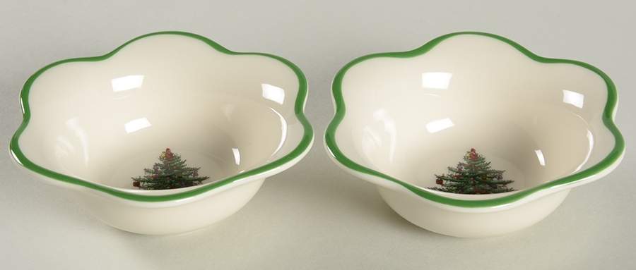 Christmas Tree Daisy Tea Light - Set of 2 by Spode-1