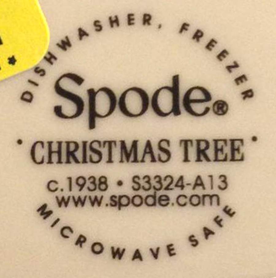 Christmas Tree Accent Salad Plate by Spode-1