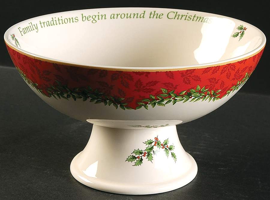 Christmas Tree 2013 Annual Footed Comport by Spode-1