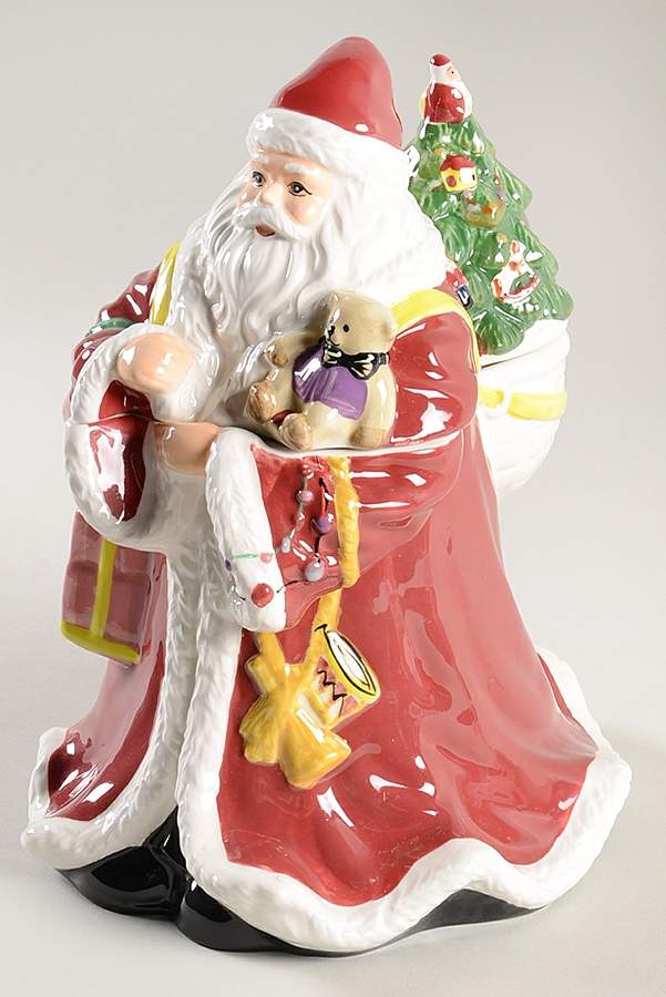 Christmas Tree Cookie Jar & Lid by Spode-1