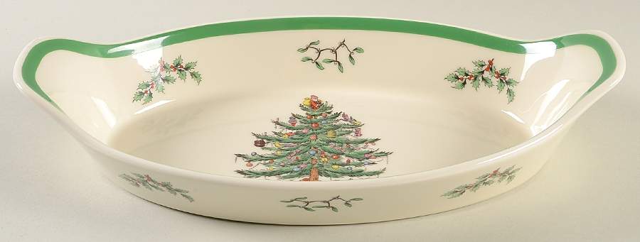 Christmas Tree 13" Augratin by Spode-1