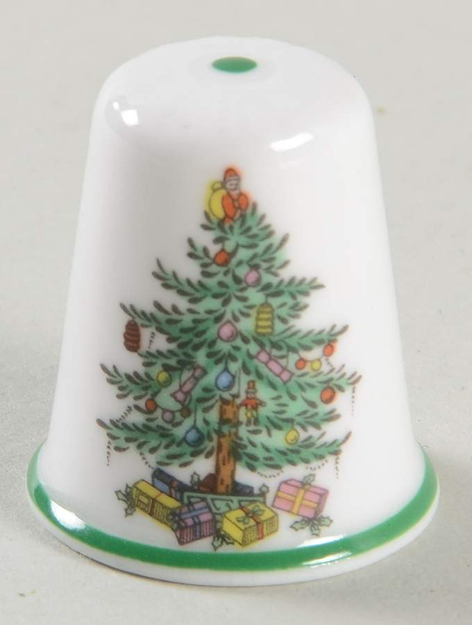 Christmas Tree Thimble by Spode-1
