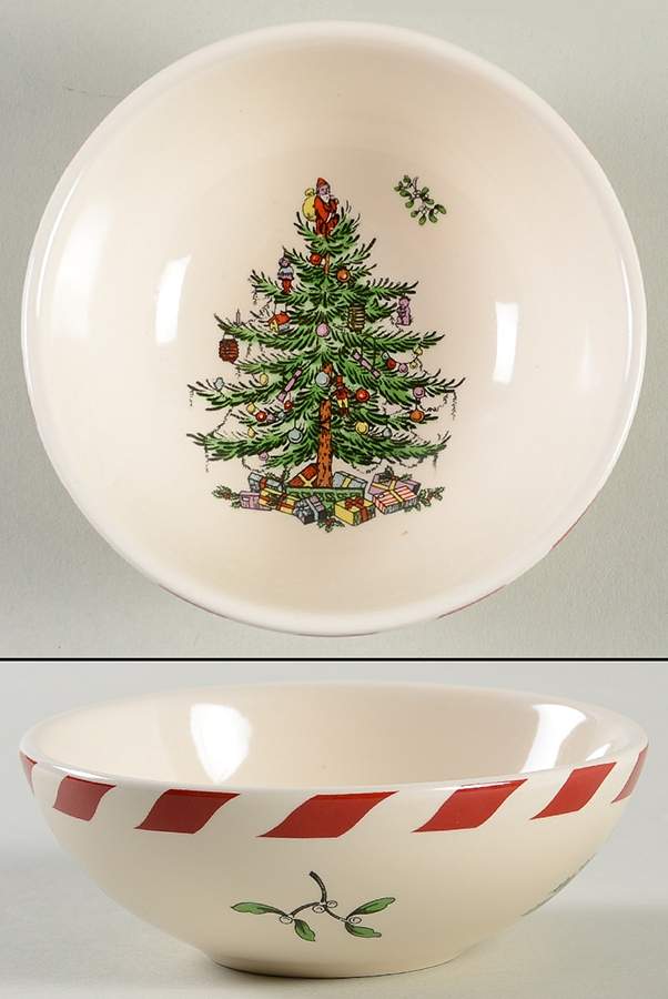 Christmas Tree Bowl for Heart Shaped Chip & Dip Set & Dipping Set by Spode-1