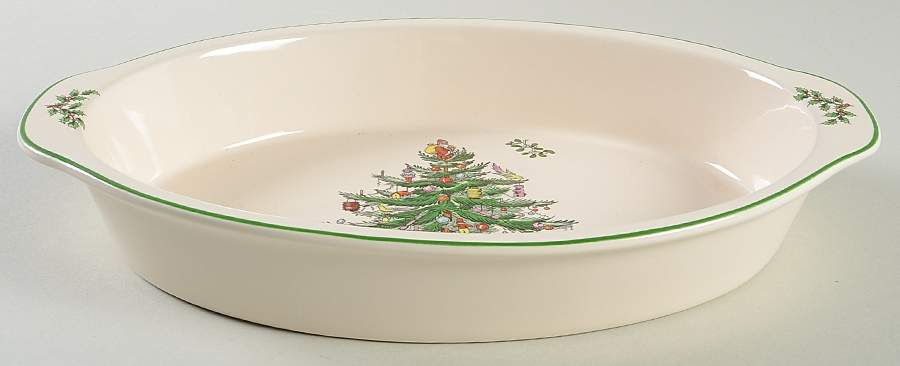 Christmas Tree 11" Augratin by Spode-1