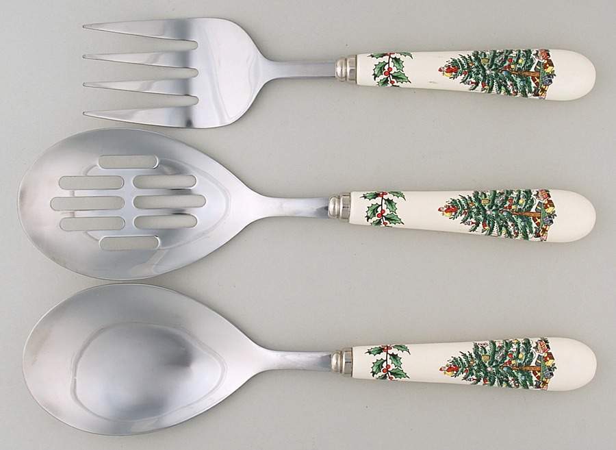 Christmas Tree 3 Piece Serving Set by Spode-1