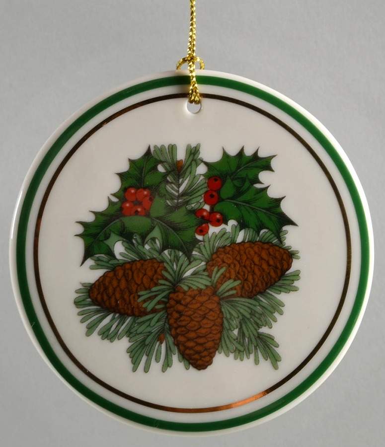 Christmas Tree Ornaments Charm-Pinecones - No Box 51c by Spode-1