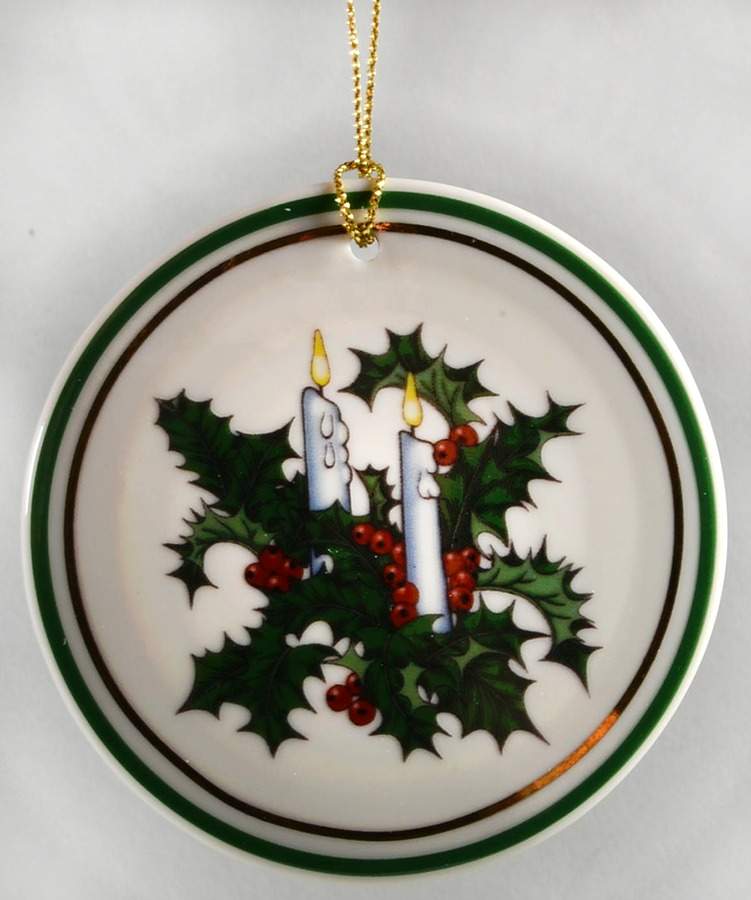 Christmas Tree Ornaments Charm-Candles - No Box 51a by Spode-1