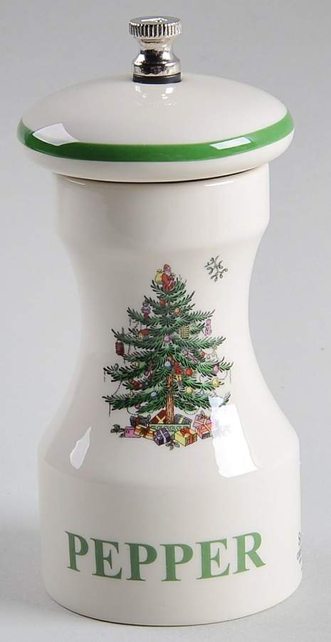 Christmas Tree Pepper Mill by Spode-1