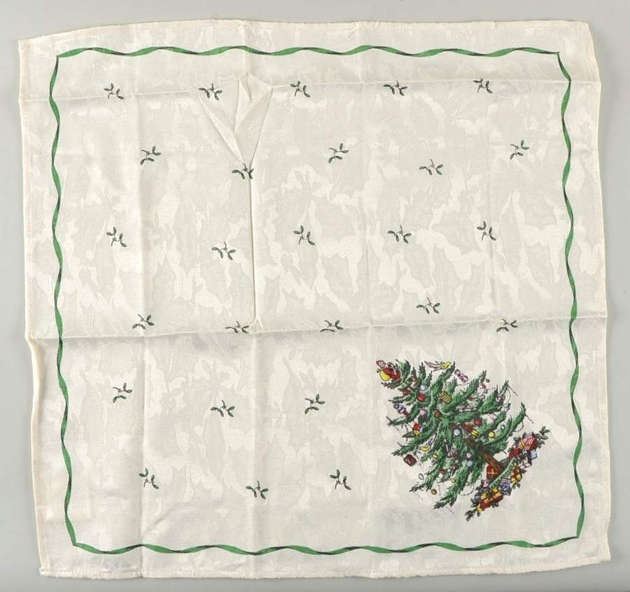 Christmas Tree 20" Cloth Napkin by Spode-1