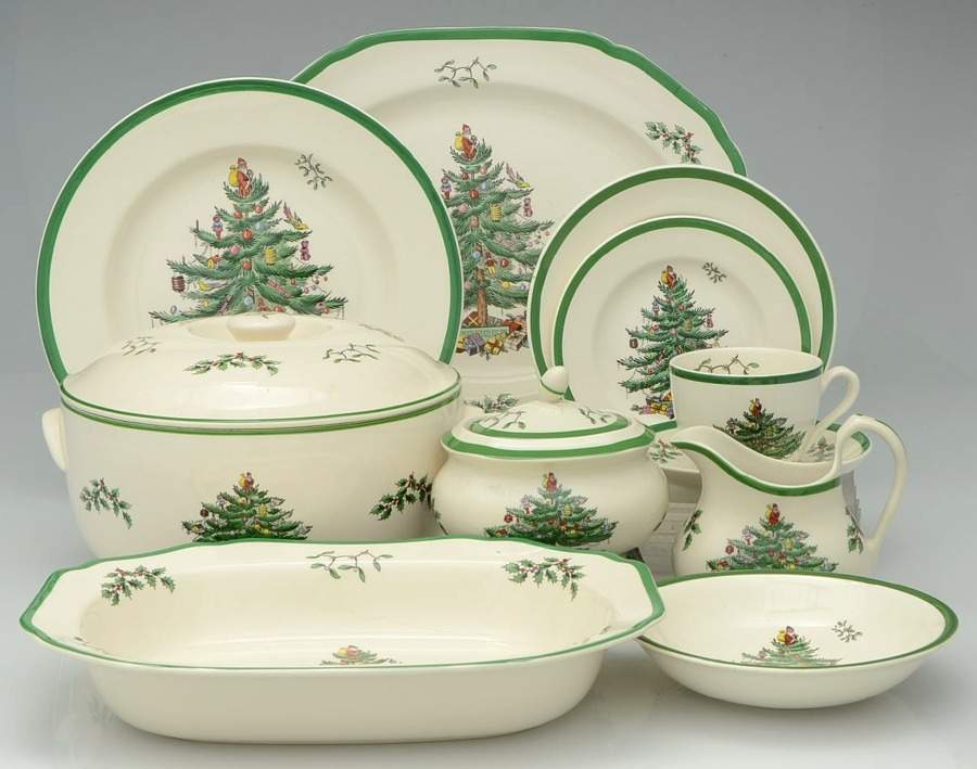 Christmas Tree 55 Piece Estate Set by Spode-1